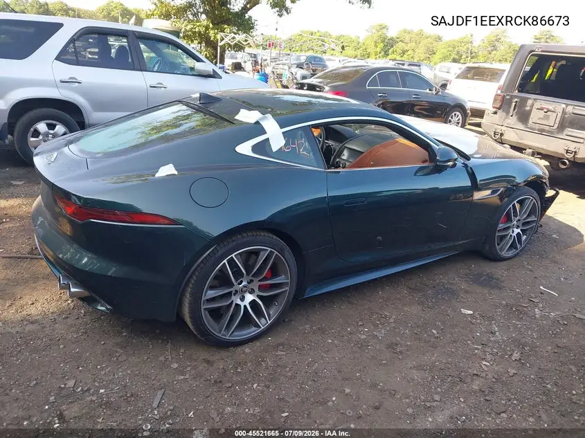 2024 Jaguar F-Type P450 R-Dynamic Rwd Automatic VIN: SAJDF1EEXRCK86673 Lot: 45521665