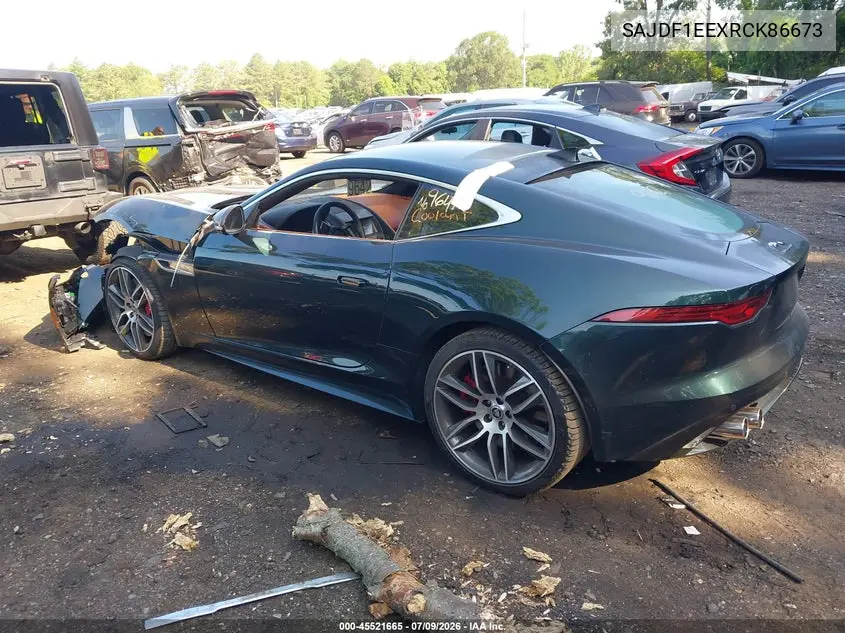 2024 Jaguar F-Type P450 R-Dynamic Rwd Automatic VIN: SAJDF1EEXRCK86673 Lot: 45521665