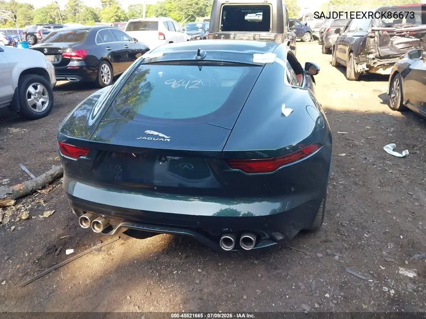 2024 Jaguar F-Type P450 R-Dynamic Rwd Automatic VIN: SAJDF1EEXRCK86673 Lot: 45521665