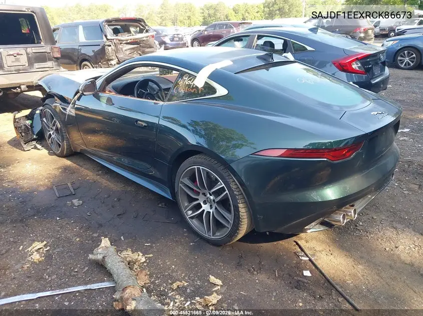 2024 Jaguar F-Type P450 R-Dynamic Rwd Automatic VIN: SAJDF1EEXRCK86673 Lot: 45521665