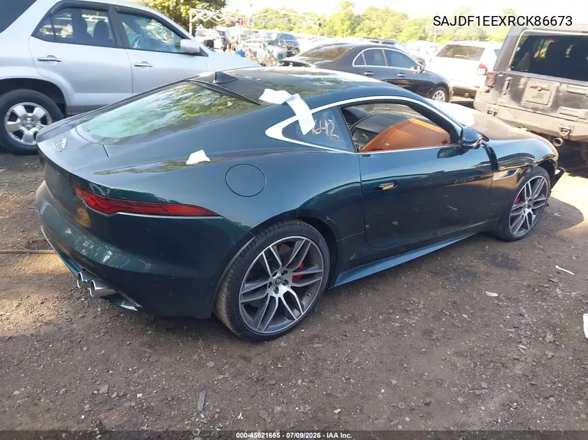 2024 Jaguar F-Type P450 R-Dynamic Rwd Automatic VIN: SAJDF1EEXRCK86673 Lot: 45521665