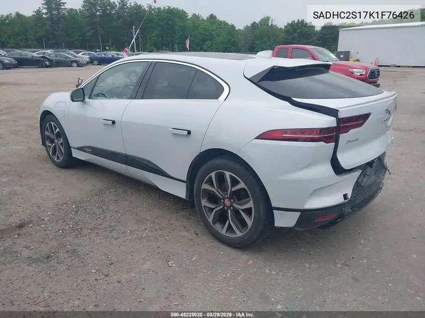 2019 Jaguar I-Pace Se VIN: SADHC2S17K1F76426 Lot: 45225020