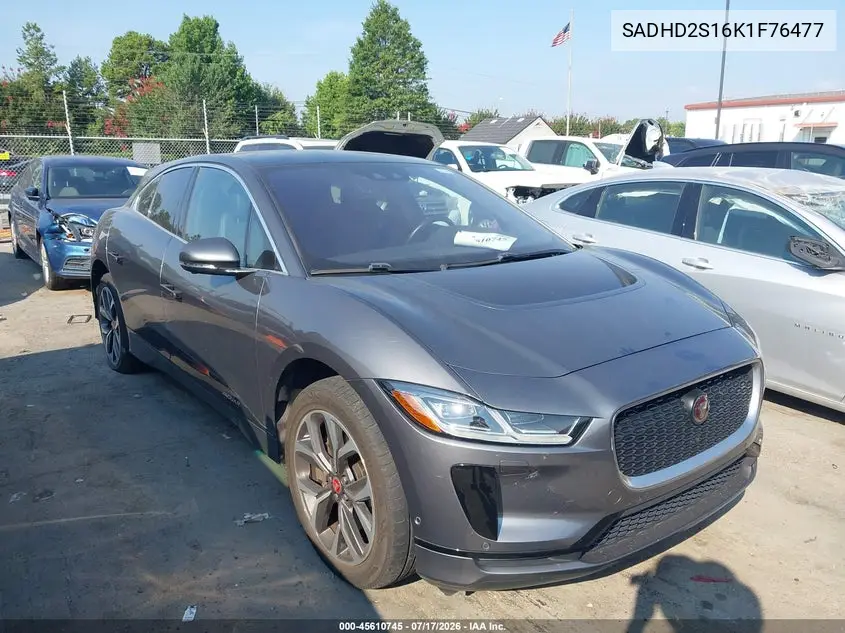 2019 Jaguar I-Pace First Edition/Hse VIN: SADHD2S16K1F76477 Lot: 45610745