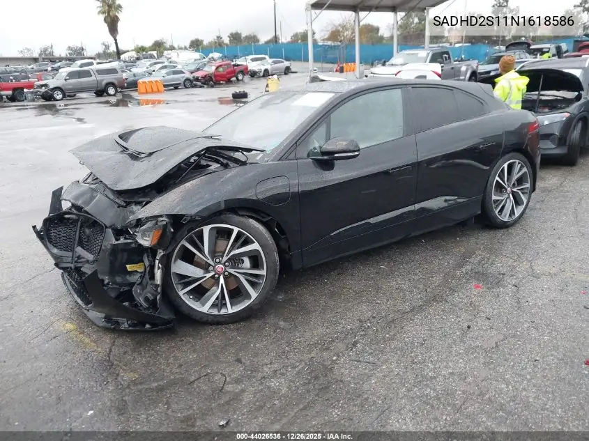 2022 Jaguar I-Pace Hse Ev400 Awd Automatic VIN: SADHD2S11N1618586 Lot: 44026536