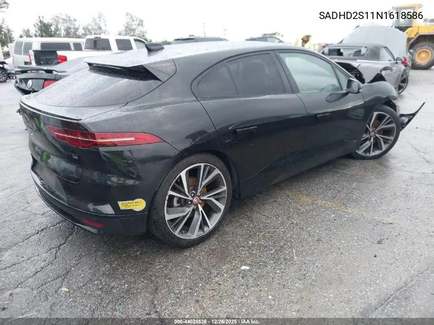 2022 Jaguar I-Pace Hse Ev400 Awd Automatic VIN: SADHD2S11N1618586 Lot: 44026536