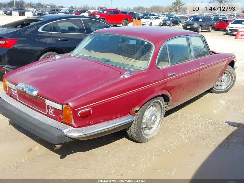 1977 Jaguar S-Type VIN: JBVLV49C109911 Lot: 44712793