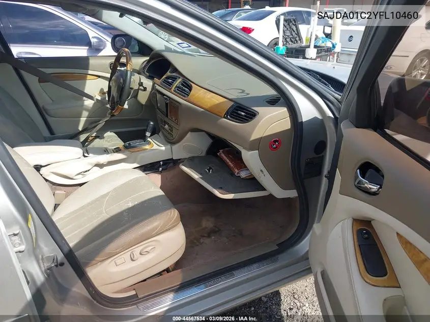 2000 Jaguar S-Type 3.0L V6 VIN: SAJDA01C2YFL10460 Lot: 44567534