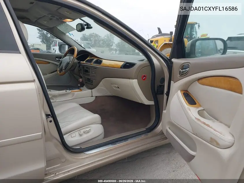 2000 Jaguar S-Type 3.0L V6 VIN: SAJDA01CXYFL16586 Lot: 45490580
