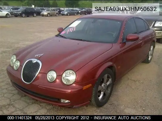 2003 Jaguar S-Type Sport VIN: SAJEA03UX3HM60632 Lot: 11401324