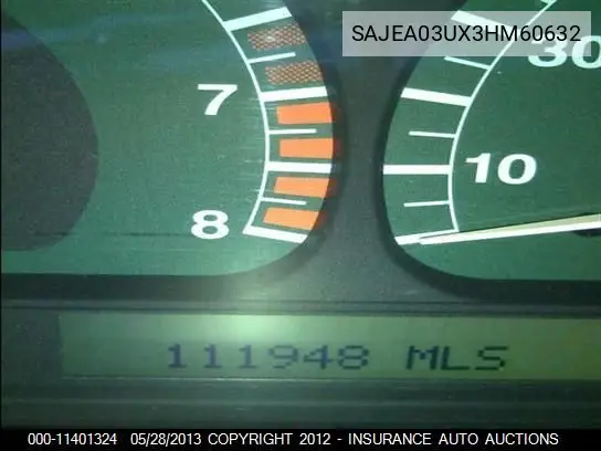 2003 Jaguar S-Type Sport VIN: SAJEA03UX3HM60632 Lot: 11401324