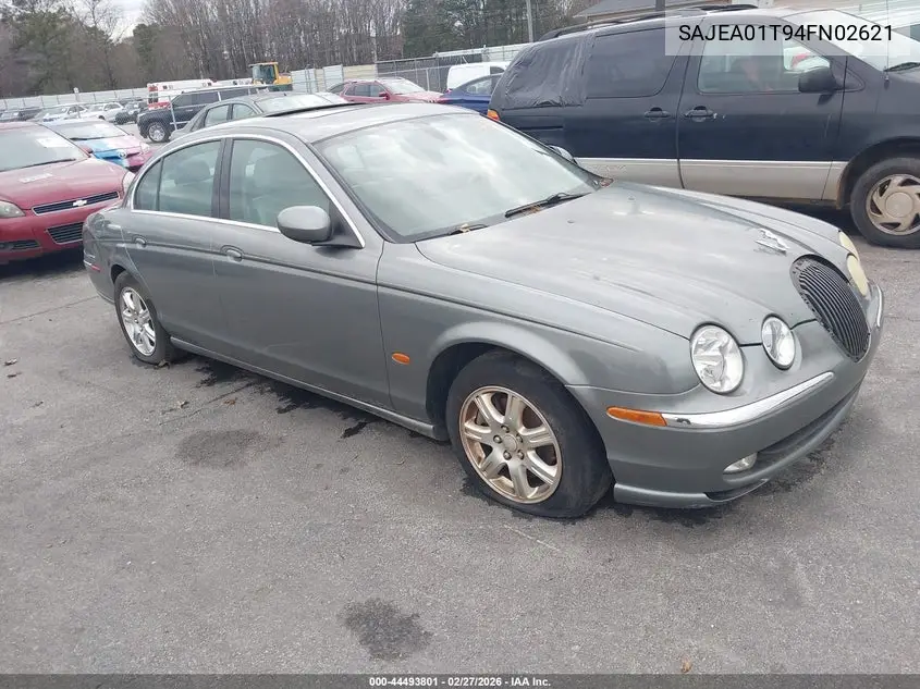 2004 Jaguar S-Type 3.0L V6 VIN: SAJEA01T94FN02621 Lot: 44493801
