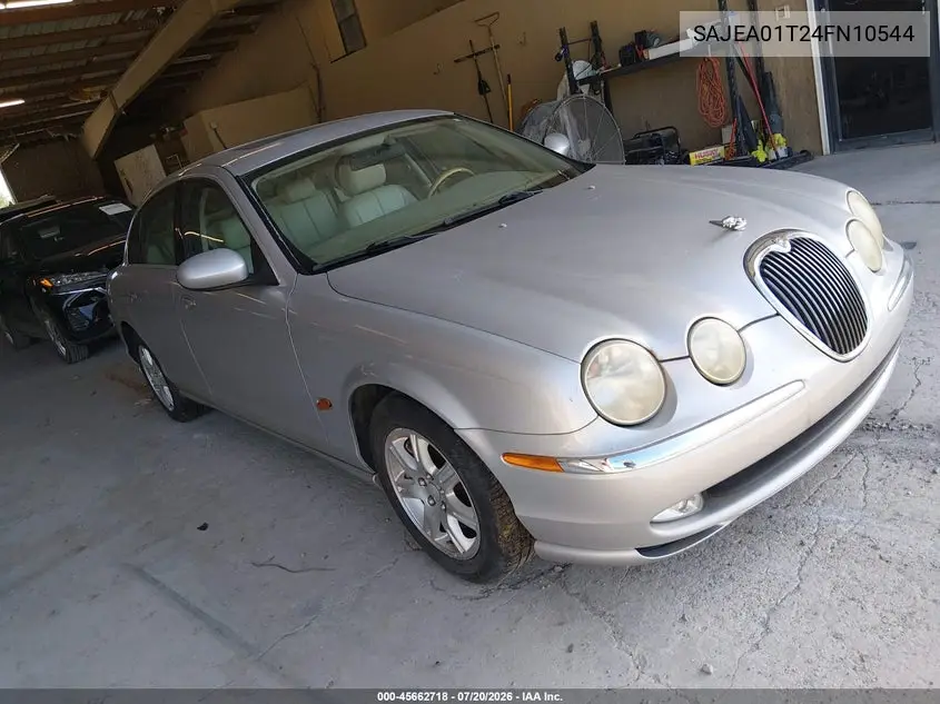 2004 Jaguar S-Type 3.0L V6 VIN: SAJEA01T24FN10544 Lot: 45662718