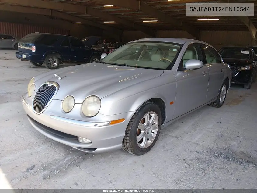2004 Jaguar S-Type 3.0L V6 VIN: SAJEA01T24FN10544 Lot: 45662718