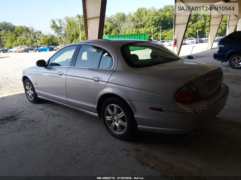 2004 Jaguar S-Type 3.0L V6 VIN: SAJEA01T24FN10544 Lot: 45662718