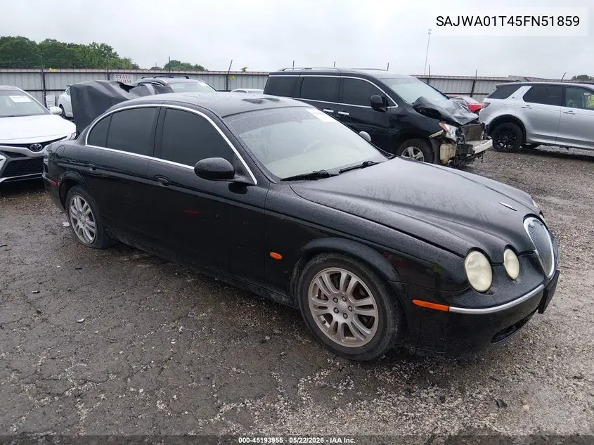 2005 Jaguar S-Type 3.0L V6 VIN: SAJWA01T45FN51859 Lot: 45193955