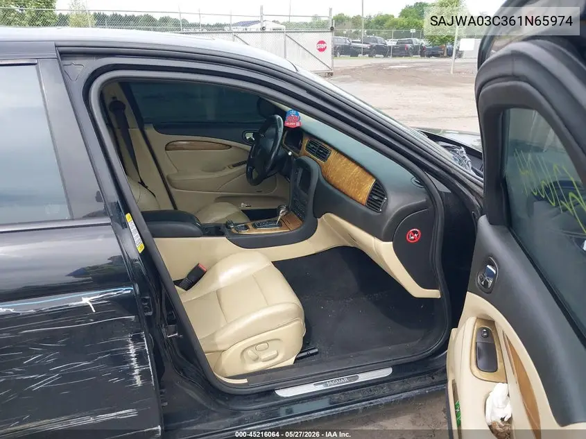 2006 Jaguar S-Type 4.2L V8 R VIN: SAJWA03C361N65974 Lot: 45216064
