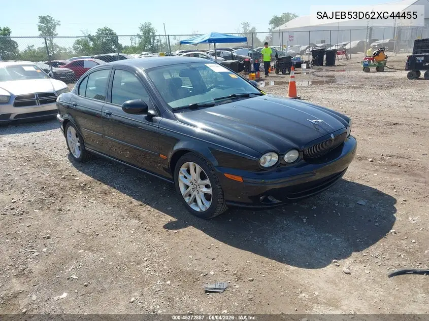 2002 Jaguar X-Type 2.5L VIN: SAJEB53D62XC44455 Lot: 45272887