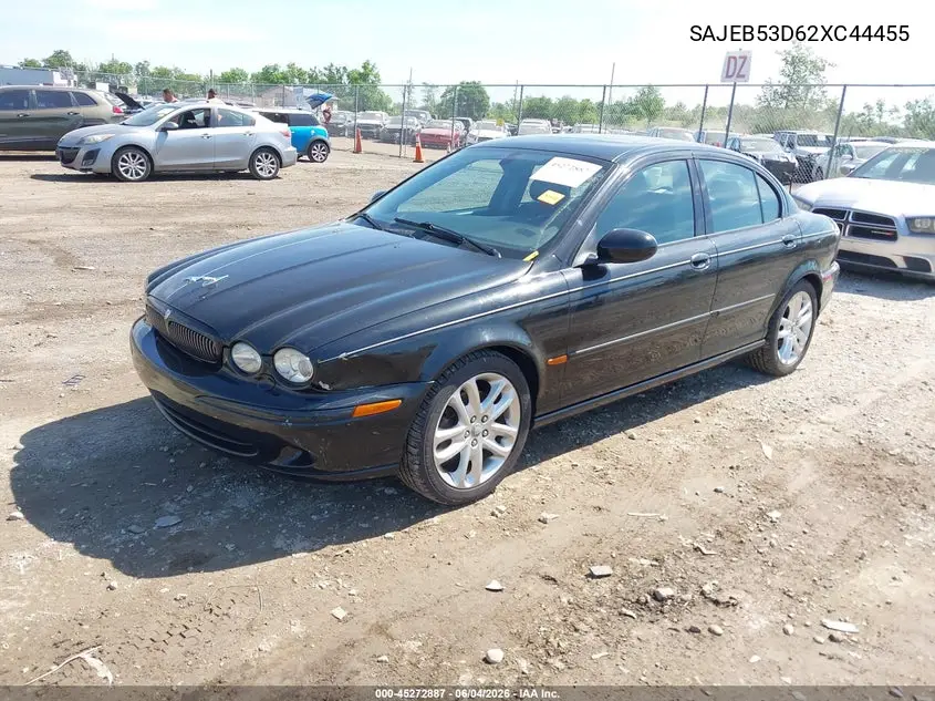 2002 Jaguar X-Type 2.5L VIN: SAJEB53D62XC44455 Lot: 45272887