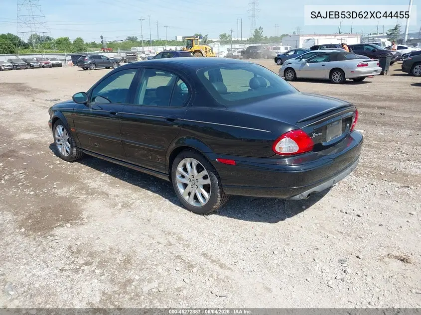 2002 Jaguar X-Type 2.5L VIN: SAJEB53D62XC44455 Lot: 45272887