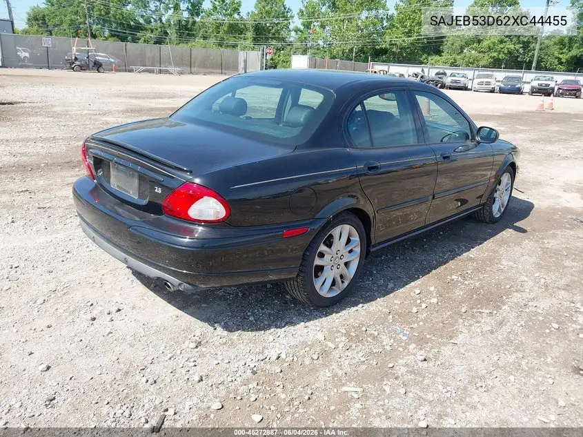 2002 Jaguar X-Type 2.5L VIN: SAJEB53D62XC44455 Lot: 45272887