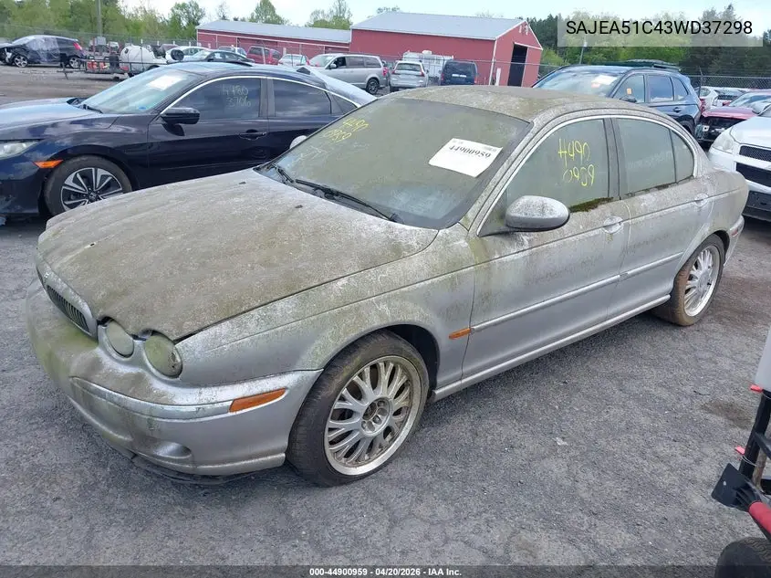 2003 Jaguar X-Type 3.0 VIN: SAJEA51C43WD37298 Lot: 44900959