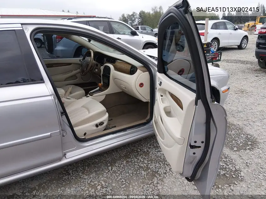2003 Jaguar X-Type 2.5 VIN: SAJEA51D13XD02415 Lot: 44969204