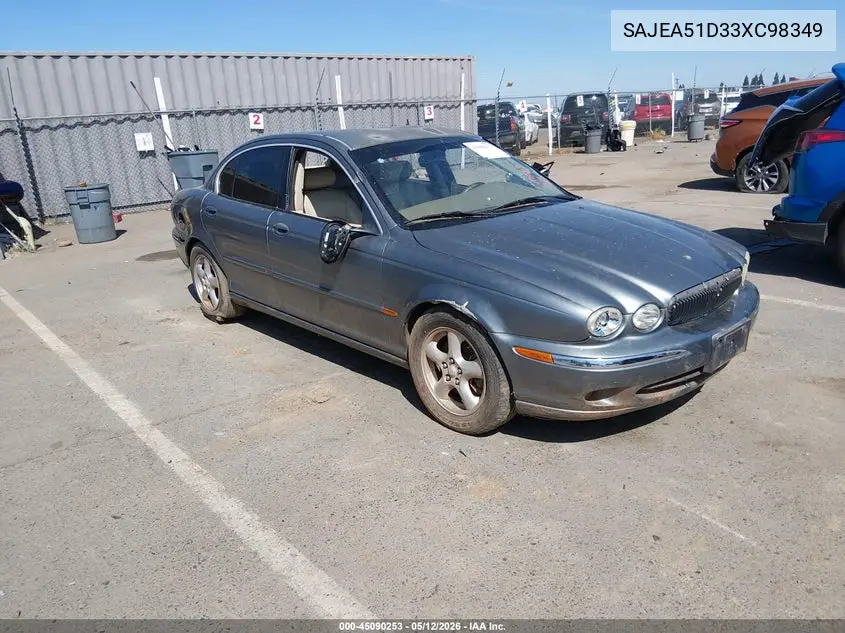 2003 Jaguar X-Type 2.5 VIN: SAJEA51D33XC98349 Lot: 45090253