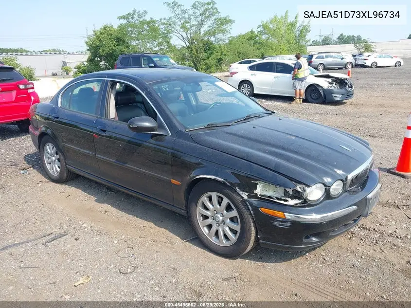 2003 Jaguar X-Type 2.5 VIN: SAJEA51D73XC96734 Lot: 45496662