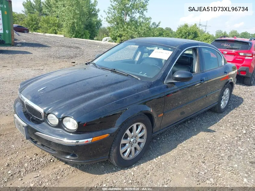 2003 Jaguar X-Type 2.5 VIN: SAJEA51D73XC96734 Lot: 45496662