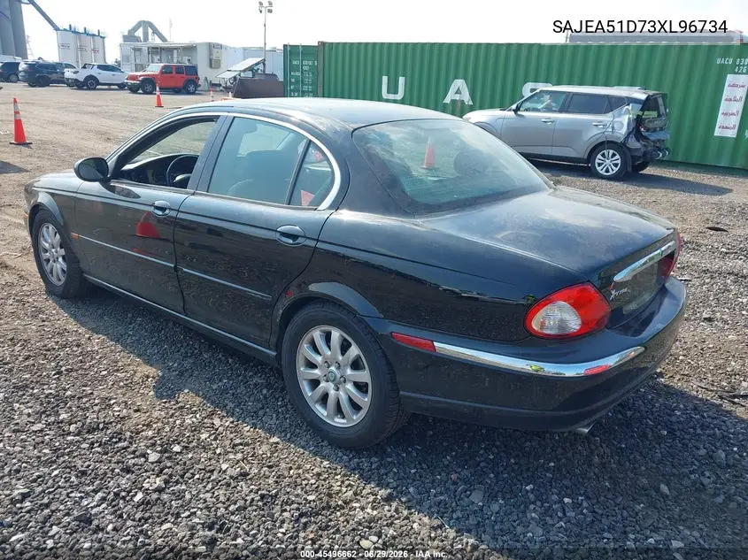 2003 Jaguar X-Type 2.5 VIN: SAJEA51D73XC96734 Lot: 45496662