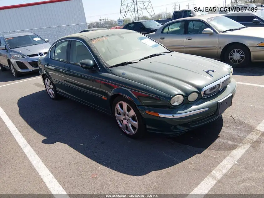 2004 Jaguar X-Type 3.0 VIN: SAJEA51C54WD67489 Lot: 44723362