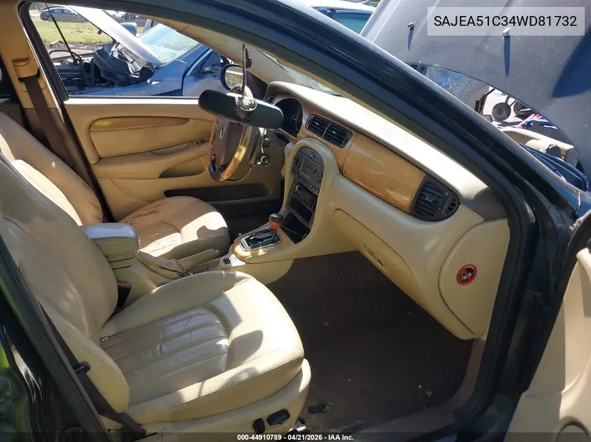 2004 Jaguar X-Type 3.0 VIN: SAJEA51C34WD81732 Lot: 44910789