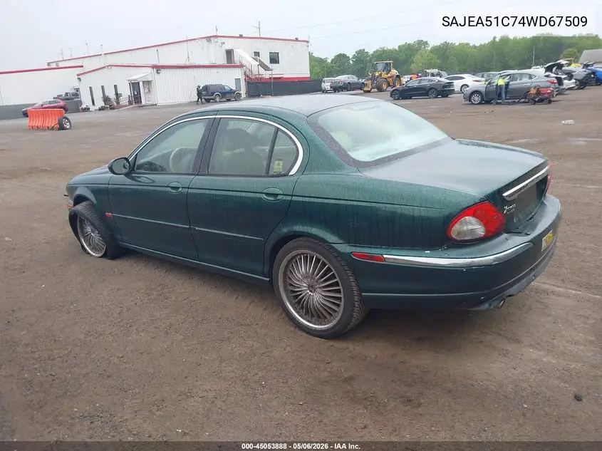 2004 Jaguar X-Type 3.0 VIN: SAJEA51C74WD67509 Lot: 45053888