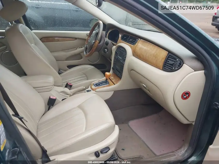 2004 Jaguar X-Type 3.0 VIN: SAJEA51C74WD67509 Lot: 45053888