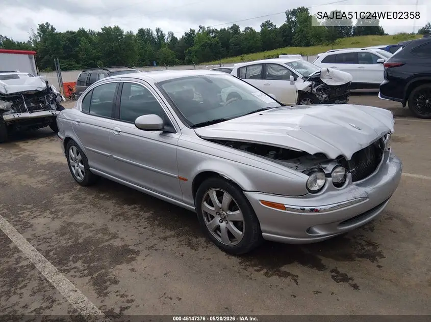 2004 Jaguar X-Type 3.0 VIN: SAJEA51C24WE02358 Lot: 45147376