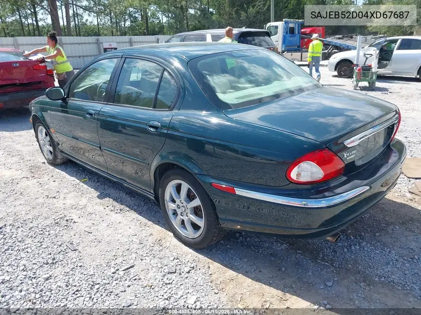2004 Jaguar X-Type 2.5 VIN: SAJEB52D04XD67687 Lot: 45357608