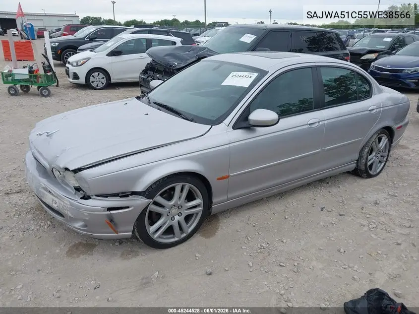 2005 Jaguar X-Type 3.0 VIN: SAJWA51C55WE38566 Lot: 45244528