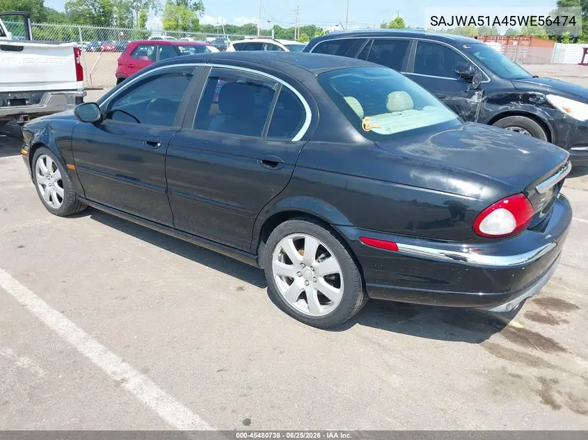 2005 Jaguar X-Type 3.0 VIN: SAJWA51A45WE56474 Lot: 45480738