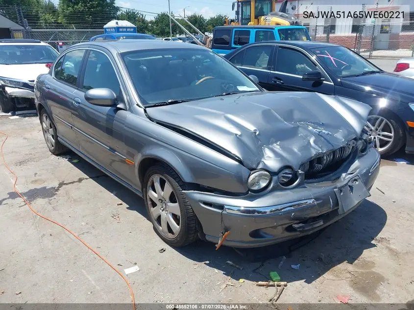2005 Jaguar X-Type 3.0 VIN: SAJWA51A65WE60221 Lot: 45552106