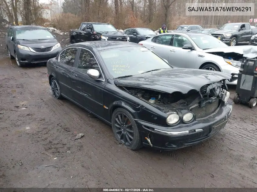 2006 Jaguar X-Type 3.0 VIN: SAJWA51A76WE96291 Lot: 44406374