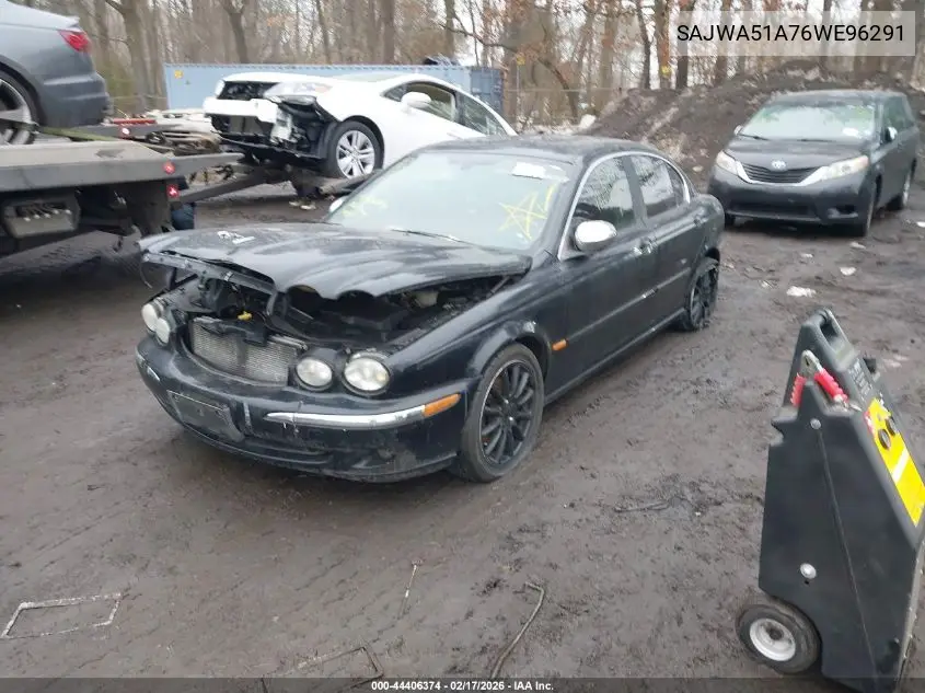 2006 Jaguar X-Type 3.0 VIN: SAJWA51A76WE96291 Lot: 44406374