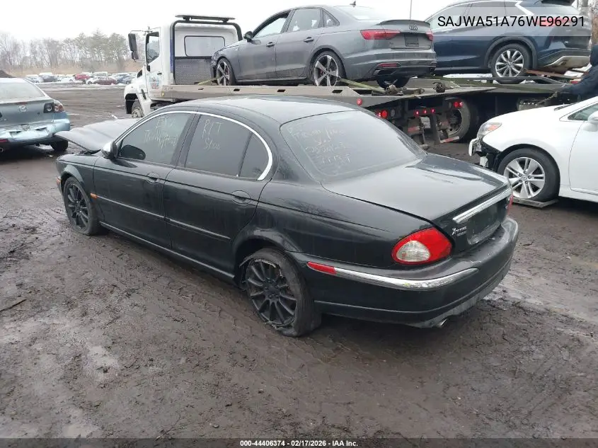 2006 Jaguar X-Type 3.0 VIN: SAJWA51A76WE96291 Lot: 44406374