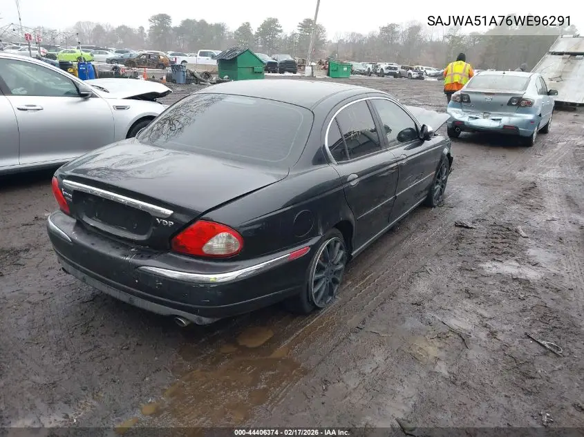 2006 Jaguar X-Type 3.0 VIN: SAJWA51A76WE96291 Lot: 44406374