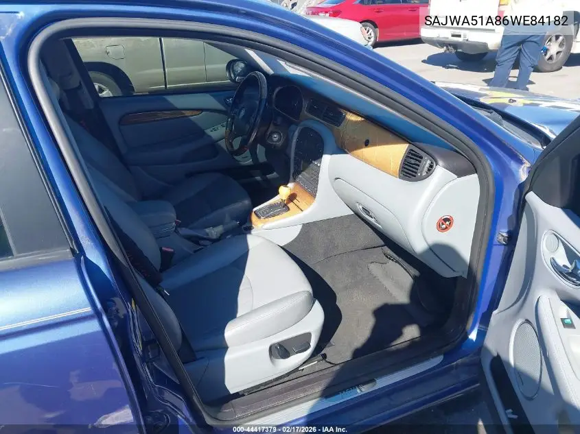 2006 Jaguar X-Type 3.0 VIN: SAJWA51A86WE84182 Lot: 44417379