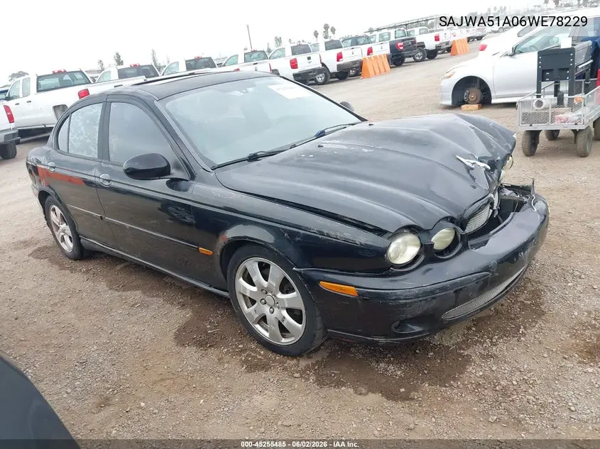 2006 Jaguar X-Type 3.0 VIN: SAJWA51A06WE78229 Lot: 45255485