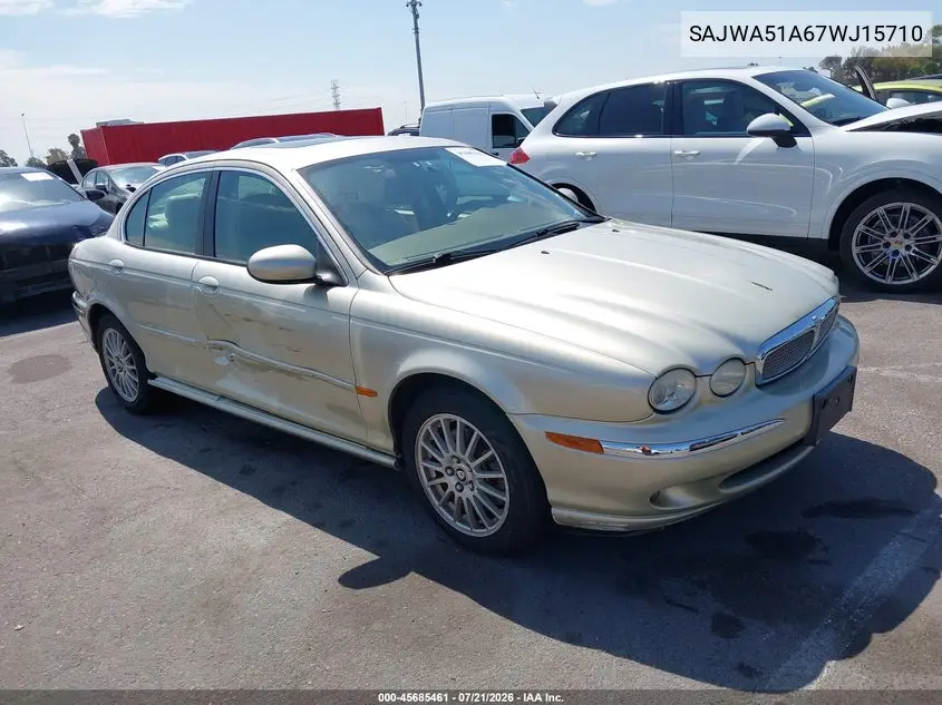 2007 Jaguar X-Type 3.0 VIN: SAJWA51A67WJ15710 Lot: 45685461