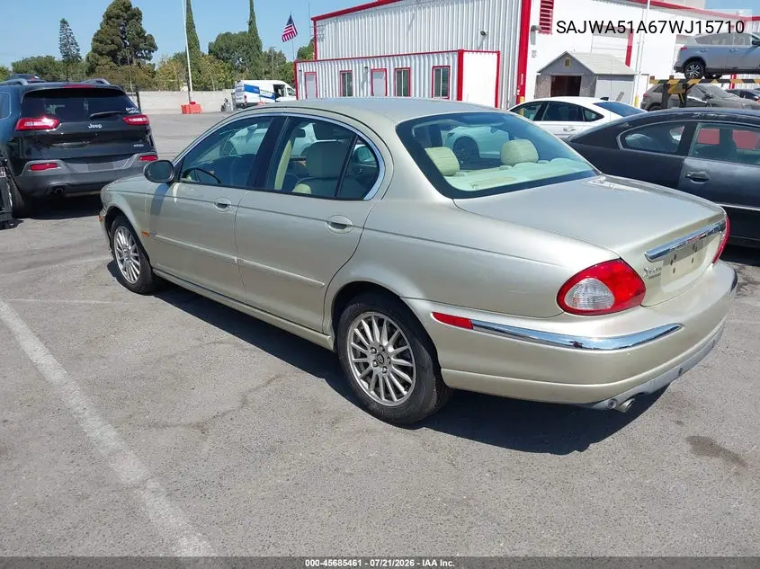 2007 Jaguar X-Type 3.0 VIN: SAJWA51A67WJ15710 Lot: 45685461
