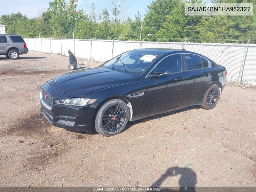 2017 Jaguar Xe 20D Premium VIN: SAJAD4BN1HA952327 Lot: 40322076
