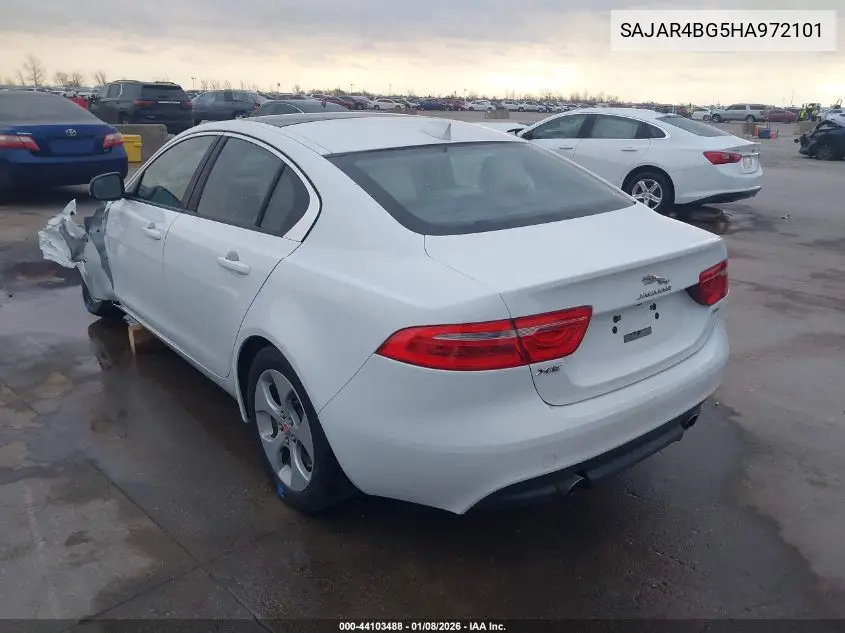 2017 Jaguar Xe 25T VIN: SAJAR4BG5HA972101 Lot: 44103488