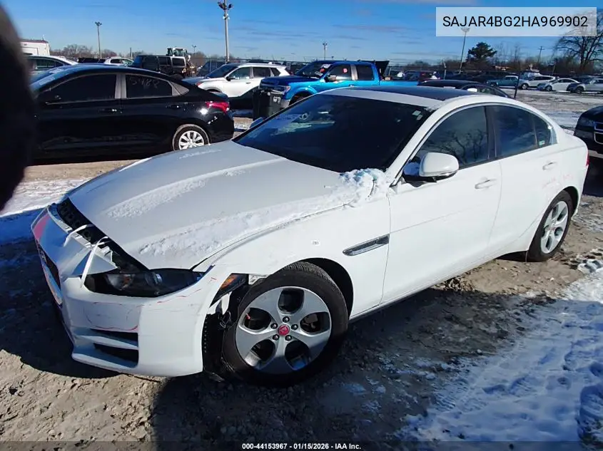 2017 Jaguar Xe 25T VIN: SAJAR4BG2HA969902 Lot: 44153967